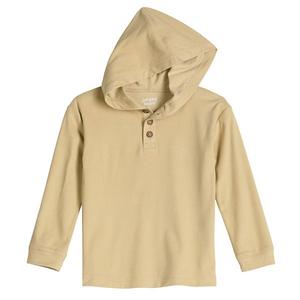 Мальчиковый утепленный худи-хенли 4-8 Jumping Beans, Beige