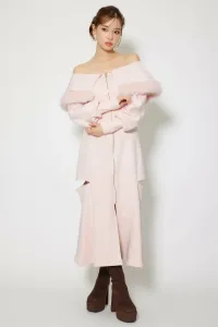 Платье из искусственного меха и флиса Rienda, цвет Pnk