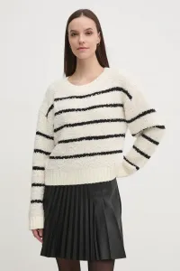 Свитер из смесовой шерсти OUI, бежевый