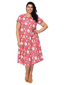 Платье красного цвета Aller Simplement