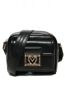 Сумка через плечо с логотипом Love Moschino, черный