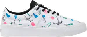 Кроссовки Converse Skid Grip CVO Archive Print - White, белый
