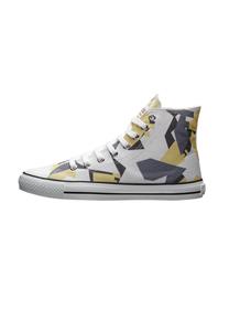 Кроссовки ethletic Canvas White Cap Hi Cut, цвет Camou Yellow | Just White