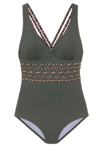 Купальник LASCANA, зеленый