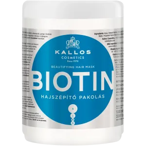 Kallos Biotin укрепляющая маска для волос с биотином, 1000 мл