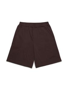 DSQUARED2 KIDS спортивные шорты Icon с логотипом, коричневый