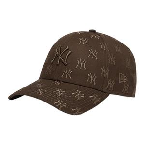 New Era Хлопковая бейсболка унисекс коричневая, Brown
