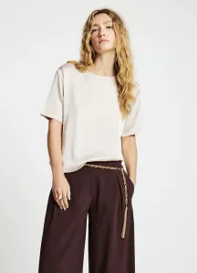 Однотонная базовая футболка Calliope, Ecru