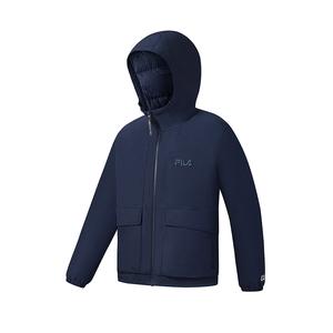 FILA Теннисная пуховая куртка мужская Спокойная пустота синий