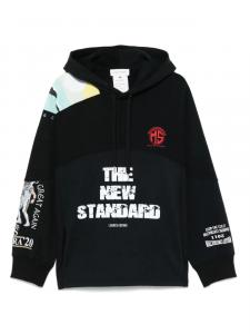 Регенерированная толстовка с капюшоном Marine Serre, черный