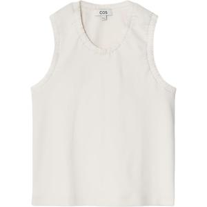 COS Женская белая майка Tank Tops