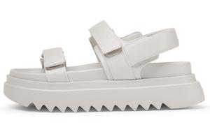 Женские сандалии Small Ck One Strap высотой 4,5 см CHARLES&KEITH, кремовый