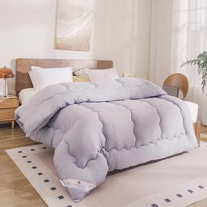 Disney Одеяло 150х200 см, вес 1,5 кг, хлопок, соевый наполнитель, ультрамягкое, утолщенное, цвет серо-голубой