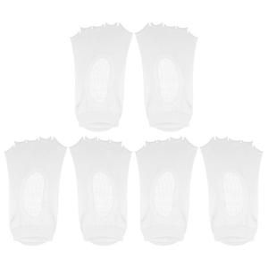 3 пары носков для йоги, носки с пятью пальцами, балетные носки для пилатеса Barre для женщин, розово-красные Unique Bargains, белый