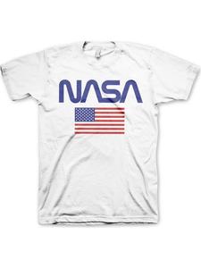 Футболка белого цвета Nasa