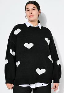 Джемпер HEARTS-MUSTER BALLON-LANGARM Studio Untold, черный