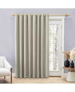 Штора для патио с люверсами на подкладке из травы, ширина 110 дюймов x длина 84 дюйма Ricardo, зеленый