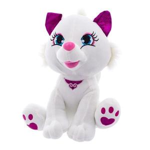 EuroBaby, плюшевый котенок, белый, 30 см.