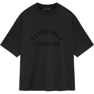 Футболка Core Collection Heavy S/S Fear Of God Essentials, цвет Dark Wood Black/Black