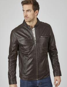 Кожаная куртка Bugatti Danilo, темно коричневый