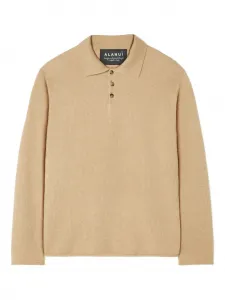 Рубашка поло с длинными рукавами Alanui, бежевый
