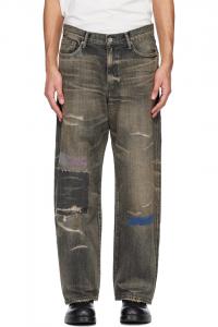 Neighborhood Черные широкие джинсы DP