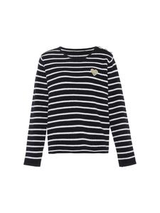 Женский свитер черного цвета faina