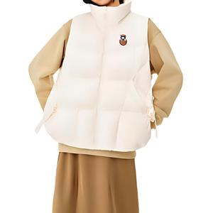 Анта x NEIXINXIAOHAI LIANMINGKUAN Женский жилет, Ванильный Экрю