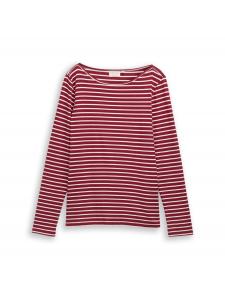 Лонгслив TOM TAILOR, Cherry red