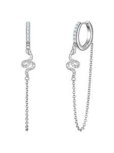 Glanzstücke München Серьги из стерлингового серебра с кубическим цирконием в серебряной оправе