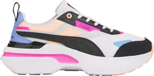 Кроссовки Puma Wmns Kosmo Rider Bright White Grey Violet, белый