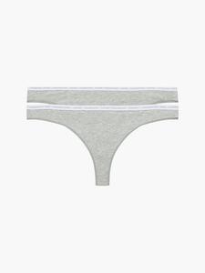Комплект из 2 стрингов - CK One Calvin Klein, серый