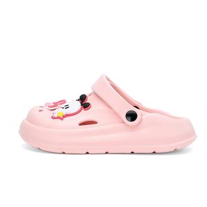 Детские тапочки с нескользящей подошвой, дышащие и антискользящие BOBDOG, оранжевый/розовый