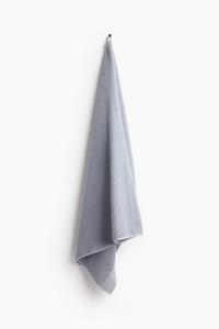 Полотенце H&M Large Cotton Terry, 100x150 см, голубой