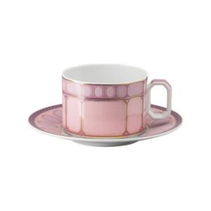Чашка Swarovski x SIGNUM Rose, 2 предмета 0,26 л Rosenthal, белый/золотой/розовый