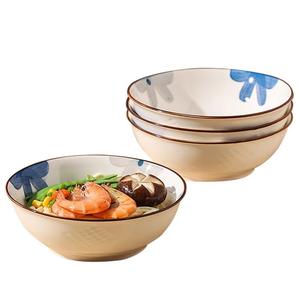 Набор тарелок Kawasimaya A-885-01, 4 шт 18 см, голубой