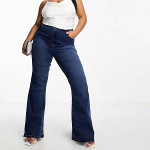 Джинсы Asos Design Curve Power Stretch, темно-синий