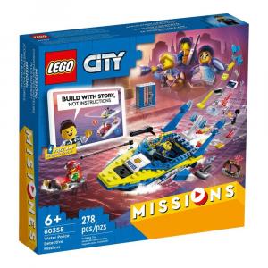 Конструктор LEGO City 60355 Детективные миссии водной полиции