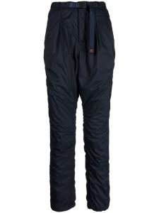 Undercover зауженные брюки с пряжкой на поясе, синий