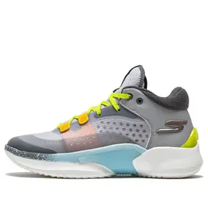 Кроссовки skx resagrip 'grey yellow' Skechers, серый