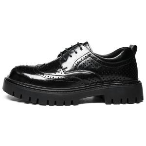 Мужская повседневная обувь с низким верхом CHINT, Black Breathable Cut-Out