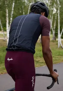 Мужской ветровой жилет с бревет-элементом Rapha, Dark Navy/White