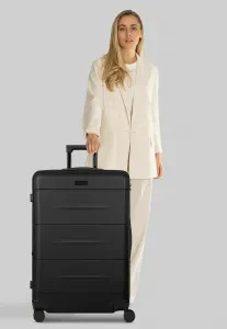 Лондонский чемодан на колесах 4 rollen trolley 74 cm mit dehnfalte wheeled suitcase Police, Deep Black