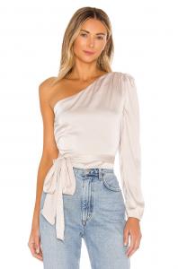 Топ MORE TO COME Scottie One Shoulder, цвет Bone