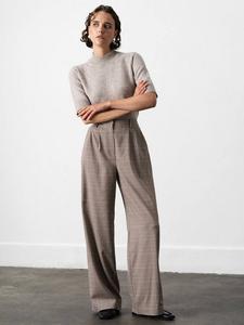 Честер широкие брюки с расклешенными штанинами French Connection, Brown/Multi