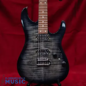 Ibanez AZ24S1F TKS Прозрачный черный с солнечным выцветанием