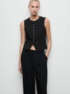 Тонко скроенный жилет Gabo Mango, Black