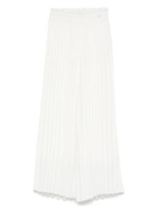 Monnalisa плиссированные брюки, белый