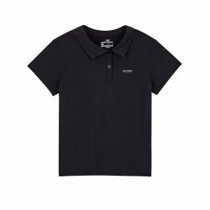 361° Поло Unisex Super Black