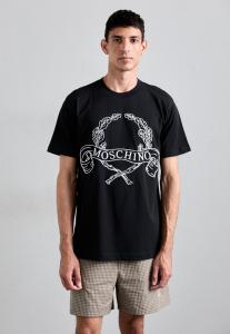 Футболка MOSCHINO LAUREL CROWN LOGO, Black